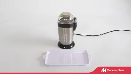 Mini molinillo de café y nueces de plástico eléctrico para el hogar con hoja SUS